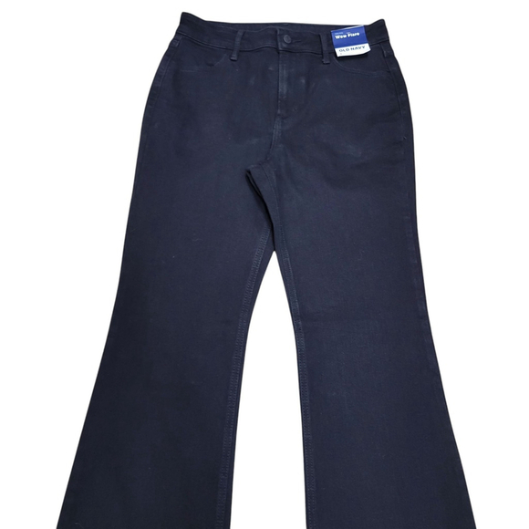 Old Navy High Rise Wow Flare Jeans Black Women Size 6 Waist 30" Inseam 32" NWT - Picture 7 of 10